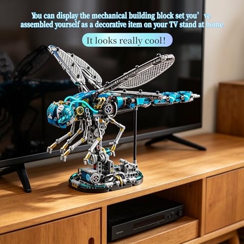 Mechanical Dragonfly Building Blocks for Adults - color: Dragonfly