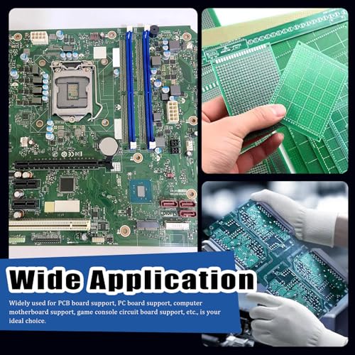 Glarks 125pcs 4.8/7.9/11/14.2/15.8MM Sticky PCB Spacer, White Supporting Height Adhesive Insulated Standoff Locking Snap-in Posts Fixed Clip Insulated Adhesive Reverse Mount Standoff for PCB PC Board