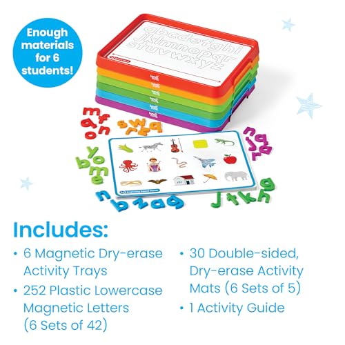 hand2mind Alphabet Word Work Small Group Set, 10 Activities, Ages 3+