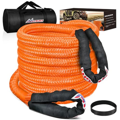 Nilight 1-1/8in x 30ft Kinetic Recovery Rope - color: 1-1/8in x 30ft Rope