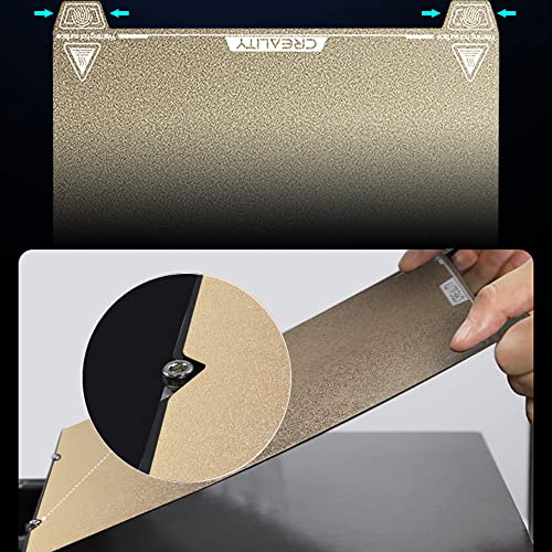 Creality Official Ender 5 S1 3D Printer Powder Painted PEI Flexi Steel Magnetic Build Plate 235 * 235mm for Ender 3 V3 SE/KE,Ender 3 S1,Ender 3,Ender 3 V2,Ender 3 V2 Neo,Ender 5 Pro,CR-10 SE,CR-20 - size: 235MM Textured PEI (Ender 5 S1)