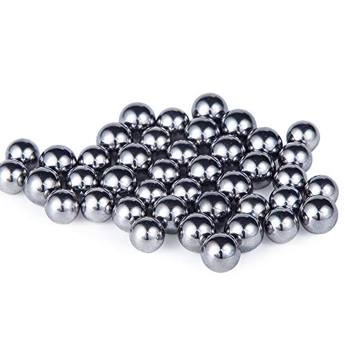304 Stainless Steel Ball 620Pcs 1-8mm Metric Precision Assorted Loose Bicycle Bearing Steel Ball Assortment Kit（12 Sizes） - size: 0.039-0.315" (12 Sizes)