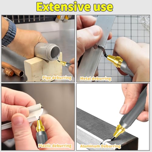 Deburring Tool 3D Printing, 10 Extra High Speed Steel Swivel Blades