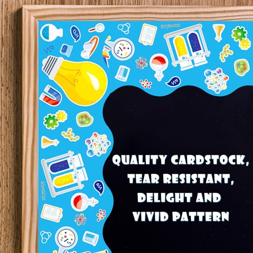 65 Feet Science Bulletin Board Borders Decoration for Classroom