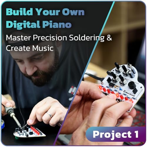 amomii Testudo Soldering Practice Kit, Build 3 Gadgets, Arduino Compatible