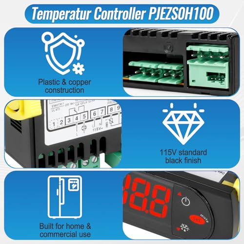 Digital Temperature Controller with Sensor Probe,OE: PJEZS0H100