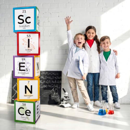 Ctosree 5 Pcs 12 Inches Large Science Party Decorations, Vivid - color: Vivid, style: Science