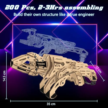 Mechanical Claw Model Kit, 3D Wooden ClawBot Puzzle for Adults and Teens