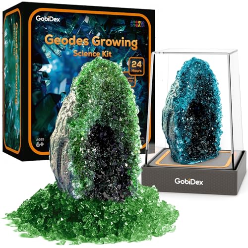 GobiDex Geodes Crystal Growing Kit for Kids,Science Kit for Kids Ages 6-12