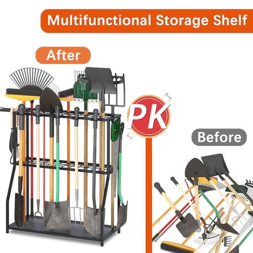 Organizer Yard Tool Storage Rack Garden Organizer Tool Holder - style: Small