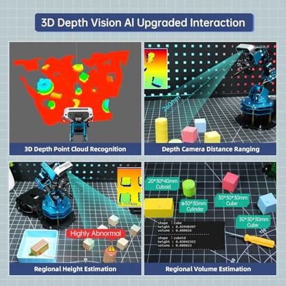 Hiwonder ROS2 Robotic Arm ChatGPT Large AI Models AI Vision Voice Control
