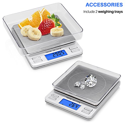 Smart Weigh Digital Pocket Scale, 500g x 0.01g, Kitchen, Herb & Jewelry
