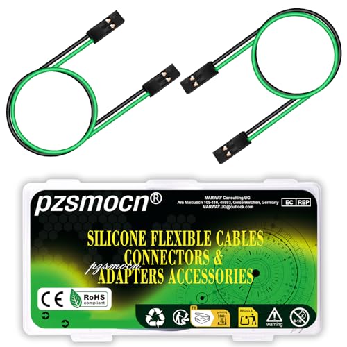 20 Sets / 80 Pcs for Dupont 2.54mm 2-Pin Connector Kit 24AWG 20cm - size: 2-Pin, style: Female to Female