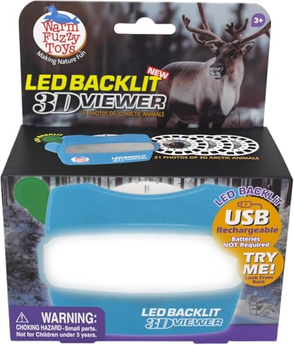 WARM FUZZY LED 3D Viewer Arctic Animals | USB-C Rechargeable - color: Arctic