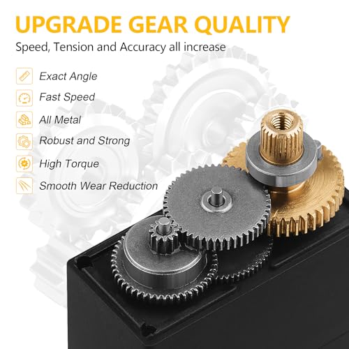 Deegoo-FPV MG995 Metal Gear Digital Servos, 4-Pack - style: MG995-4pack