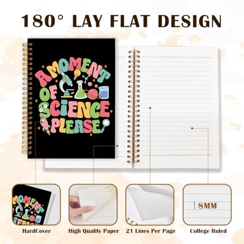 Qabliqo Science STEM Teacher Gifts Spiral Notebook Journal - color: STEM