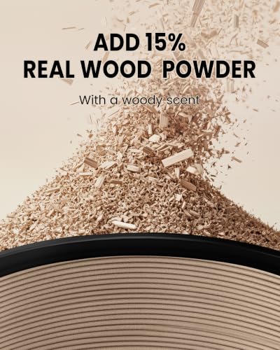 TECBEARS Wood PLA Filament Bundle for Most 3D Printers - color: Wood, Maple, Walnut, Cherry, size: 0.25kg Pack