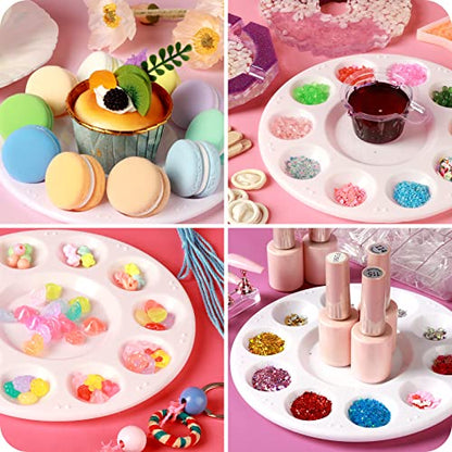 FANDAMEI 20PCS Paint Palette, Paint Tray Palette, Round Paint Trays