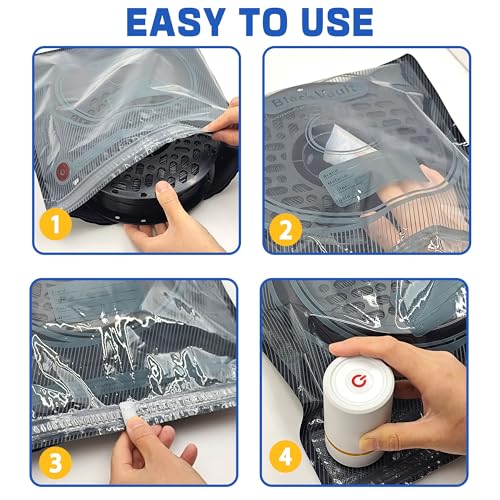 xcivi 20 Pack Lightproof Vacuum Filament Storage Bags Kit with Auto Pump