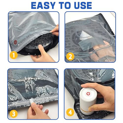 xcivi 20 Pack Lightproof Vacuum Filament Storage Bags Kit with Auto Pump