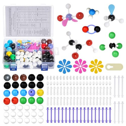 tiggell 214pcs Molecular Model Kit Chemistry Educational Science Set