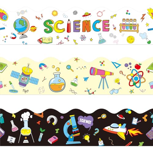 72 Feet Science Lab Bulletin Board Borders for Science Classroom Décor Back to School Lab Office Decorations