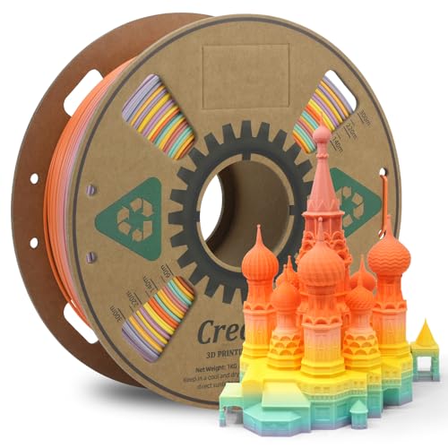 Creator High Speed PLA 3D Printer Filament 1.75mm, Rapid Multicolor PLA for Max 500mm/s High Speed Printing, High Fluidity 3D Printing Filament 1kg Spool, Summer Reverie - color: Hs Pla Summer Reverie