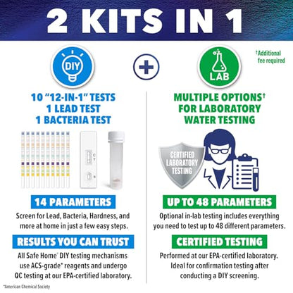 Safe Home Complete Drinking Water Combo Test Kit