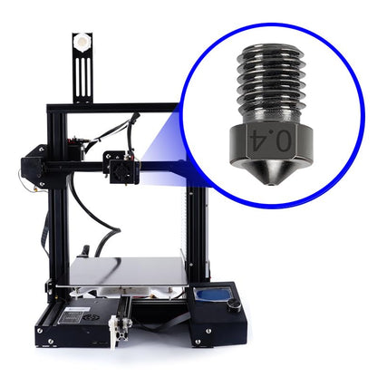 15PCS Hardened Nozzles Kit for Anycubic Kobra, 3D Printer 7PCS 0.4mm Nozzles and 2PCS 0.2mm, 0.6mm, 0.8mm, 1.0mm Wear Resistance Nozzles Kit for Anycubic Mega, Mega X, Chrion, Kobra Neo - style: Mega Harden Steel Multi Size