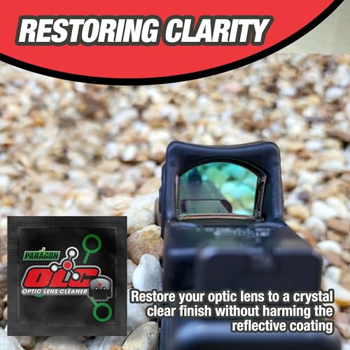 C+H Paragon OLC Optic Lens Cleaner – for Gun Sights, Optic Lens, Night Vision, and Scopes - style: Optic Cleaner Wipes 10pk