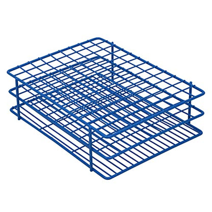 SP Bel-Art Poxygrid Test Tube Rack; For 10-13mm Tubes, 108 Places, Blue (F18753-0001) Made in USA - size: 108 Places, style: 108 Places