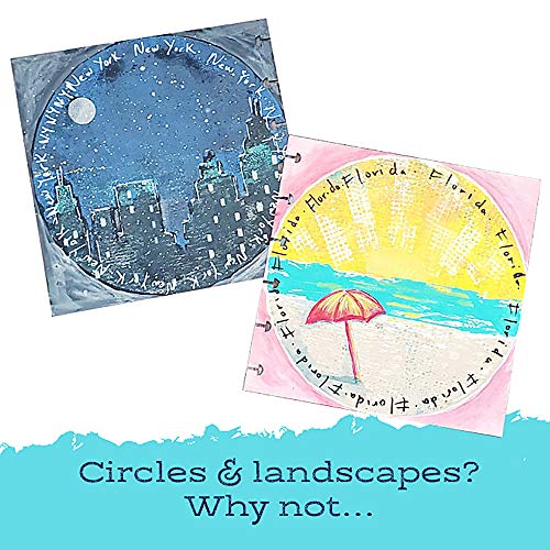 Gel Press Gelli Print Plate – (6” Circle) - 10806-6 - size: 6" Round