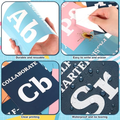 Funrous Periodic Table of Elements Bulletin Board Decorations Set Science Elements Classroom Decor Chemistry Laboratory Paper Cutouts for High School Bedroom Science Teacher Wall Party Supplies - style: Periodic Table