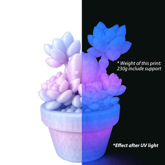 Crystal Pink Glow in Dark Rainbow PLA 1.75mm 1kg Luminous 3D Filament FDM - color: A_pla-17 Glow Dreamy Crystal