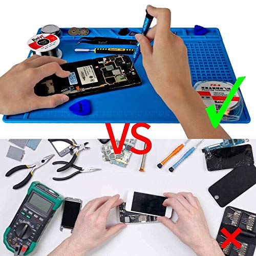 Kaisi S140 Magnetic Insulation Silicone Soldering Mat Magnetic Repair Mat