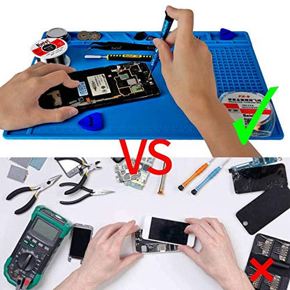 Kaisi S140 Magnetic Insulation Silicone Soldering Mat Magnetic Repair Mat