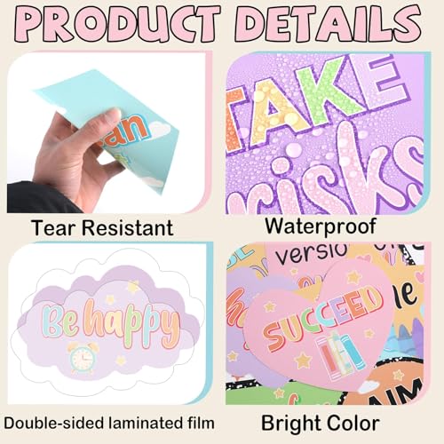 This is Your Year Bulletin Board Set Composition Notebook Classroom Decorations Welcome Back to School Paper Cutouts Positive Affirmation Bulletin Board Borders for School Wall Door Decor - style: This is Your Year