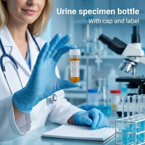 10Pcs Stool Sample Collection Kit,30ml Sample Containers with Label - color: Whtie