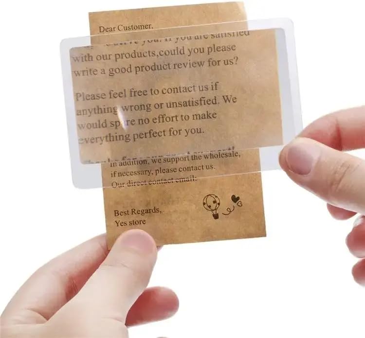 20X HD Magnifying Glass (Full Size-90mm) for Desktop, Collectors, Youth and The Elderly. Free Bonus, (3) Credit Card Sized Magnifiers for Shopping or dosing Medicine ($3.96 Value).