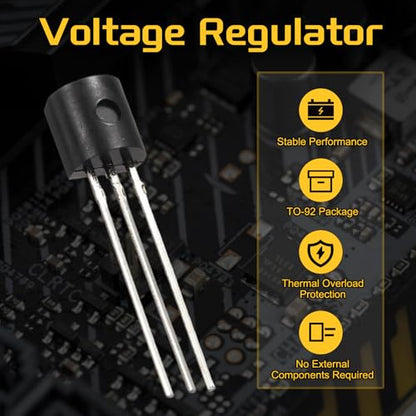 MECCANIXITY 50Pcs 78L10 Transistor Kit, +18V 100mA TO-92 - style: 78L10 +18V