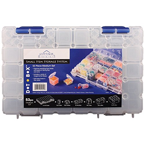 DotBox Medium Set - 53 pcs - 52 Storage Boxes in a Carrying Case - size: Medium Set