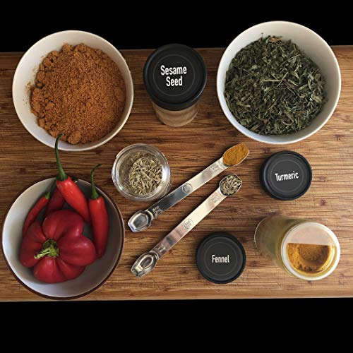 AllSpice Stainless Steel Double Sided Measuring Spoon- 1/2 Teaspoon and 1/4 Teaspoon - size: Half teaspoon/ Quarter Teaspoon