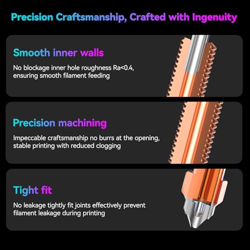 Creality Official K1/K1 MAX/K1C/K1 SE Hotend Kit New Version, Upgrade K1C Ceramic Heating Block Kit, Support 300°C High Temperature and 600mm/s Fast Speed Printing, for Creality K1 Series 3D Printers - style: K1 Series