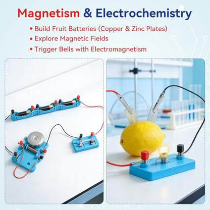79PCS Magnet Science Kit for Kids Ages 8-16, Ultimate Physics Lab - size: 79PCS