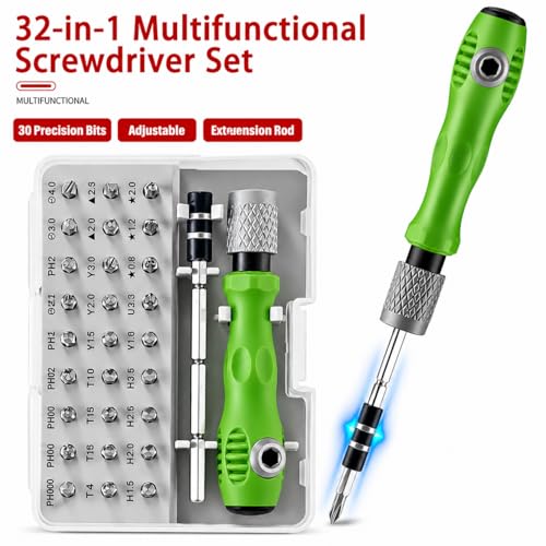 32-in-1 Precision Screwdriver Set, Professional Magnetic Mini Repair Tool Kit for Electronics, Phone, Laptop, Watch, Eyeglasses, Toys and Computers