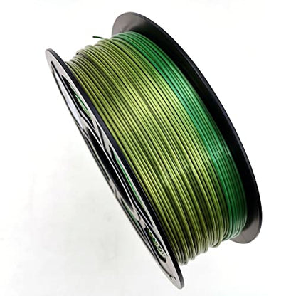 PLA 3D Printer Filament 1.75 mm,Autumn,Multicolor Rainbow,Yellow Green Beige,Accuracy +/- 0.05 mm net Weight 1 kg for Ender3 Cr10 - color: Pla-autumn