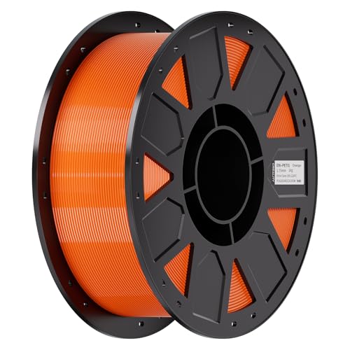 Creality PETG Filament 1.75mm, 3D Printer Filament 1KG, Orange, 1-Pack - color: Orange, size: 1kg