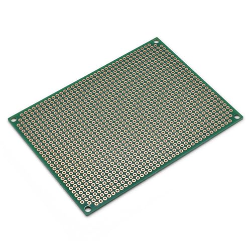 Double Sided ENIG Perf Board, PCB Board, Electronic Circuit Board for DIY Prototype Circuit, FR4, Plated Through Hole Solder Prototype Board, ST-PERF (3" x 4") - style: 3" x 4"