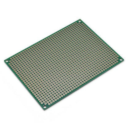 Double Sided ENIG Perf Board, PCB Board, Electronic Circuit Board for DIY Prototype Circuit, FR4, Plated Through Hole Solder Prototype Board, ST-PERF (3" x 4") - style: 3" x 4"