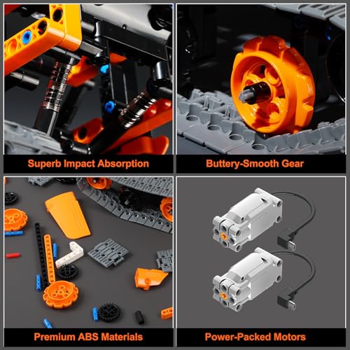 Building Toys STEM Robot Kit for Kids Ages 8-12, Remote Control Erector Sets Engineering Robotics Kits, Educational Birthday Gift for Boys & Girls 5-7 9 10 11 13 14+ Year Old